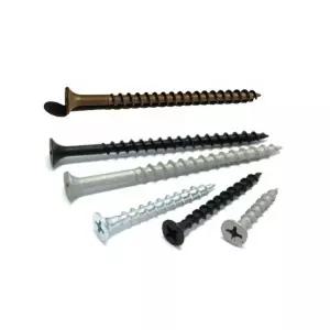 (U)목재용 나팔외날(방부목) 백색 8X75 1봉(300) 88171나사 나사못 피스 크류 체결 체결못 용외날 용피 용