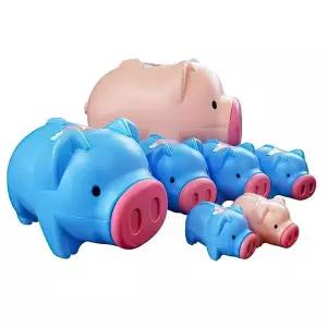 복돼지 저금통 돈통 동전 지폐 보관함 금고 중형 2P 팬시 선물용