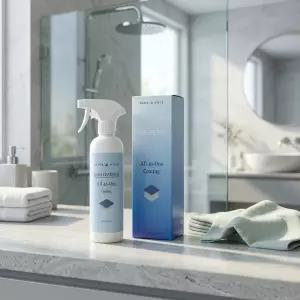 블랙홀 글라스 코팅큐 500ml+극세사타월 2장 유리막 코팅 유리세정제 거울 물때방지 광택 유지 클리너