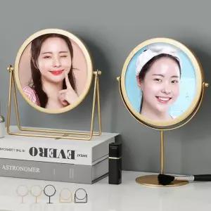 회전 화장 탁상거울 키밍 스탠드 손 뷰티 메이크업 대 360도 [f87AF85]