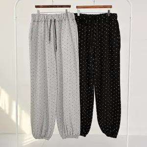 빅사이즈바지 X318L603 작은땡땡이조거핏팬츠 RA