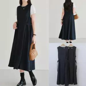 위쉬몰 LY 사이드벨트조끼원피스(X350H603) 빅사이즈