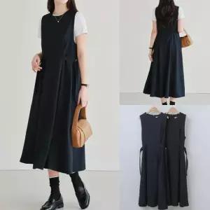 위쉬몰 LY 사이드벨트조끼원피스 X350H603) 빅사이즈