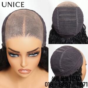 유니스 바이바이 슬립 7x5 레이스 블론드 브라운 호환 호환루츠 보브 인모 가발 (인비지블 드로스트링 포함