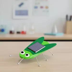 태양광 진동로봇만들기 메뚜기 대체에너지 태양전지판 관찰 할로겐 (1인용 9x4.7cm)