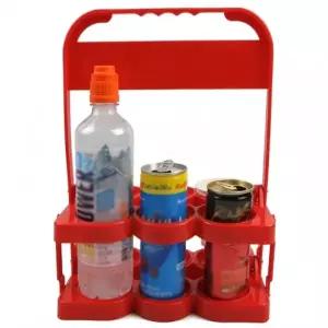 ( )sDD 음료 캐리어 술집 캠핑 술 병 운반 소형 1P