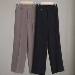 [신상오픈런]여자 가을 오피스룩 레직기 일자 와이드 뒷밴딩 슬랙스 (40724485)