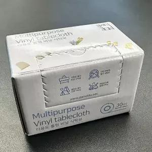 (색상 비닐식탁보30매)집안 모임 식당 연회장 캠핑 롤형 비닐 식탁보 30매