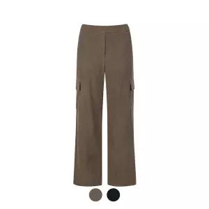 폴햄 여성 코듀로이 카고 와이드 밴딩 팬츠PHE4PP2059 1853503