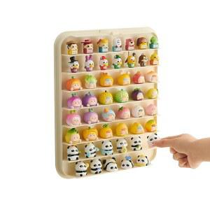 미니피규어 피규어용 투명 디스플레이 케이스, 벽걸이 피규어 박스, 1.57인치 미만의 수집품 액션 피규어에 적합한 다층 캐비닛