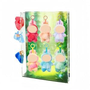 액션 피규어 블라인드 박스 몬스터 수납장용 리앙기 디스플레이 케이스 추수감사절 투명 아크릴 선반 수집품 3층 조절식 마그네틱 도어 방진 벽걸이 데스크탑