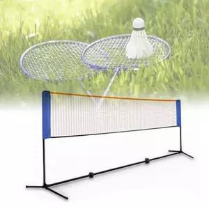 네트 휴대용 이동식 족구 배드민턴 실내외 간이설치 네트 스포츠