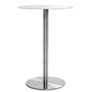 원형 바테이블 스테인리스 홈바 카페 스탠딩 라운지 하이테이블 야외용 철제