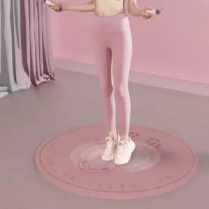 실내용 실내 운동 무소음 패드 줄넘기 선없는줄넘기 스트레칭 와이어 원룸 매트 쿠션 홈트