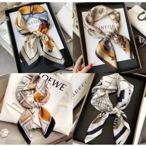 [NS홈쇼핑]리빙스튜디오 쉬폰 실크 스카프 4종 세트[35766418]