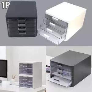 데스크 리템 멀티 캐비넷 4단 서류 정리대 문서 보관상자