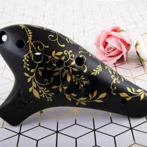 본 오카리나 알토c -블랙 음반 악기 관악기