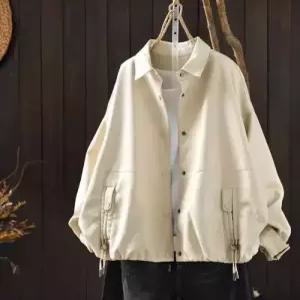 여성용 검정 봄 자켓 슬림 코트 PU피복 OP1