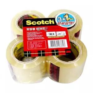 박스테이프 3+1롤 3M PP 48mmX20m 테이프 포장용 투명 포장용 3M 테이프 쓰리엠