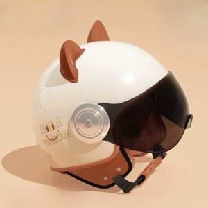 고양이귀 헬멧 동물귀 스쿠터 사계절 곰돌이 페 라이더 풀페이스 야옹이 오토바이