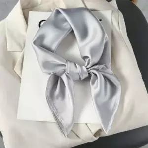 ( )여성봄스카프 정사각 무지 실크 스카프 종 스카프 사각 패션 명품 실크 무지 여성 여름 봄