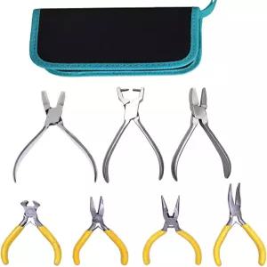 플루트 클라리넷 색소폰용 튜오렌 7피스 목관 악기 수리 스프링 니들 제거 플라이어 키트