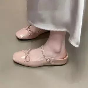 엘럽 여친 핑크 백 키높이 슬리퍼메리제인 펌프스 박템5