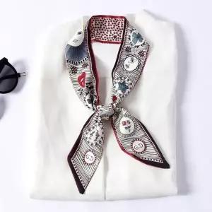 ( )스카프 목 타이 여성 미니 스카프 사각 머플러 미니스카프 여자 여성 타이스카프 여름스카프 끈스카프