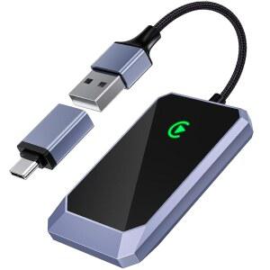 용 테룬소울 무선 카플레이 어댑터, 유선 카플레이를 무선으로 변환, 플러그 앤 플레이, OEM 차량 및 iOS 10과 호환되는 안정적인 연결.+