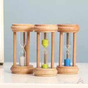 [하프클럽/셀러허브]모래시계 사우나 시간체크 우드 3분모래시계