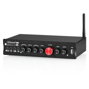 노브사운드 하이파이 5.1 채널 블루투스 앰프 스테레오 홈 시어터 파워 서브우퍼