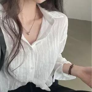 롤업 여름 간절기 얇은 남방 3컬러 여성셔츠 얇은셔츠 봄셔츠 시스루셔츠 간절기셔츠 여름셔츠 여성