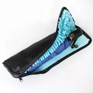 젖음 극세사 우산 파우치 방지 방수 우산 파우치 휴대용 접는