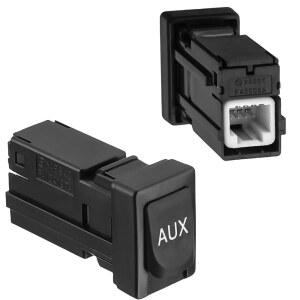 2007-2014 토요타 코롤라 툰드라 RAV4 타코마 시에나 하이랜더와 호환되는 PANNUOSCS 보조 포트 교체 - 86190-02010 입력 어댑터 잭 자동차 스테레오