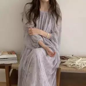 여친 원피스 롱 쉬폰원피스 시폰 바캉스 오버핏 쉬폰 admr1