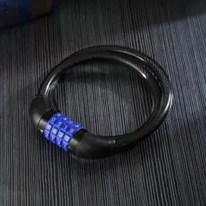 ( )휴대용 자전거 비밀 번호 자물쇠 와이어 자전거 번호키 자물쇠 도난