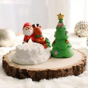 [하프클럽/셀러허브]귀여운 산타 트리 장식 인형 크리스마스 테이블 데코