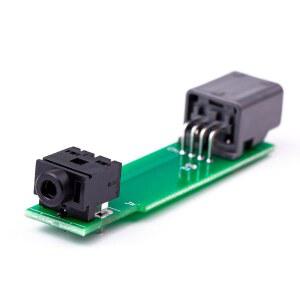 도요타 시에나 미니밴 2004-2010 스테레오 보조 부품 번호 M3J489018, 86190-AE010 차량 오디오 비디오 입력 어댑터 액세서리용 Gtpartes Aux 회로 기판 장착