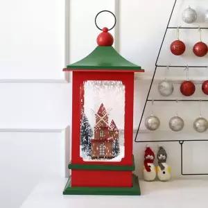 [하프클럽/셀러허브]눈내리는 풍차 하우스 LED 램프 오르골 매장 인테리어