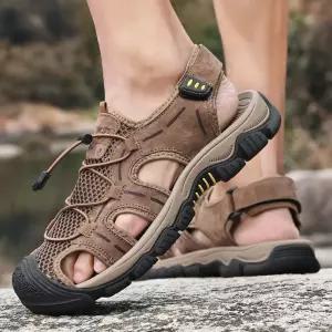 남친 여름 캐주얼 샌들 슈즈 아웃도어 비치화 펀칭 스포츠 빅사이즈 BE5