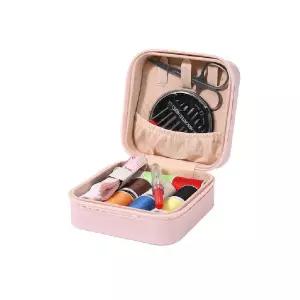 사각반짇고리 수예품 바늘꽂이 색상랜덤 함 7종세트 쪽가위 똑딱이단추