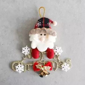 [하프클럽/셀러허브]설정장식 귀여운 산타 장식용 걸이 트리 벽 문 데코