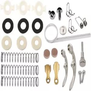 피스톤 가이드가 포함된 TUORE 트럼펫 밸브 수리 키트 스프링 펠트 워셔 워터 키 스핏 코크 패드 악기