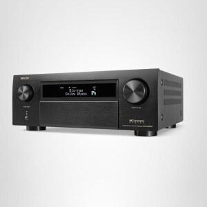데논 AVR-X6800H 11.4채널 AV 수신기 - 140W / Ch, 내장 HOS, WiFi 및 블루투스 돌비 비전, HLG, HDR10+, 다이내믹 HDR 애트모스 높이 가상화 홈 오디오 증폭기