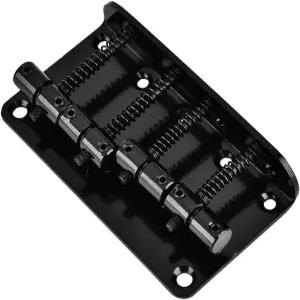 베이스 브릿지 메탈 프로페셔널 나사 및 헥스 렌치 일렉트릭 기타 브릿지로 4현 블랙 마감으로 뮤지션