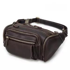 남친 캐주얼 숄더백 레더폭스 슬링백 힙색 OP5