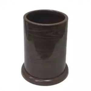 나무무늬 수저꽂이 스푼홀더 물빠짐수저통