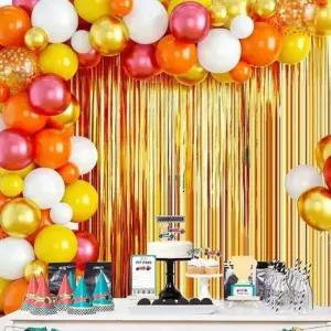 알록달록 화려한 파티 벌룬 이벤트 장식
