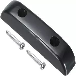 MECCANIXITY 플라스틱 베이스 엄지/손가락 레스트 브릿지 기타용 스크루 포함 블랙