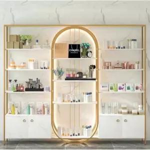 화장품 조명 진열대 헤어샵 네일 매대 디스플레이 장식장 선반